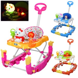 Ходунки детские Bambi  B903-T, качалка, с родительской ручкой